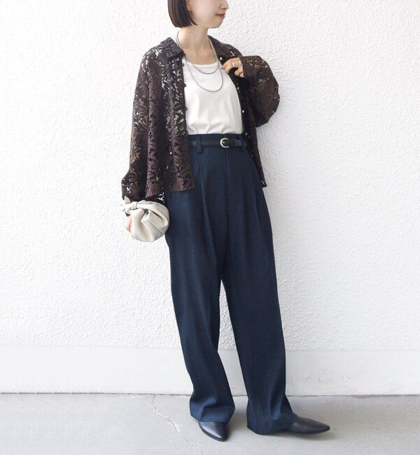 SHIPS for women「〈手洗い可能〉レース シャツ 羽織」|シャツ・ブラウス|