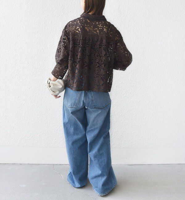 SHIPS for women「〈手洗い可能〉レース シャツ 羽織」|シャツ・ブラウス|