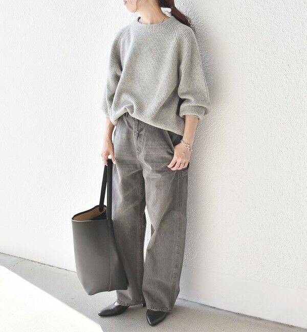 SHIPS any「《一部追加予約》SHIPS any:〈手洗い可能〉AQUA カシミヤ ミックス ハイネック ニット」|ニット・セーター|