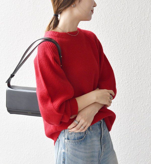 SHIPS any「《一部追加予約》SHIPS any:〈手洗い可能〉AQUA カシミヤ ミックス ハイネック ニット」|ニット・セーター|