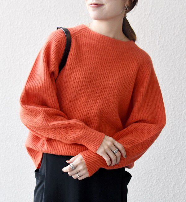 SHIPS any「《一部追加予約》SHIPS any:〈手洗い可能〉AQUA カシミヤ ミックス ハイネック ニット」|ニット・セーター|