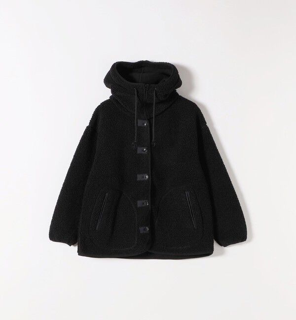 SHIPS any「SHIPS any:〈洗濯機可能〉ボア フリース 2WAY フーディー ブルゾン」|ブルゾン・スタジャン|