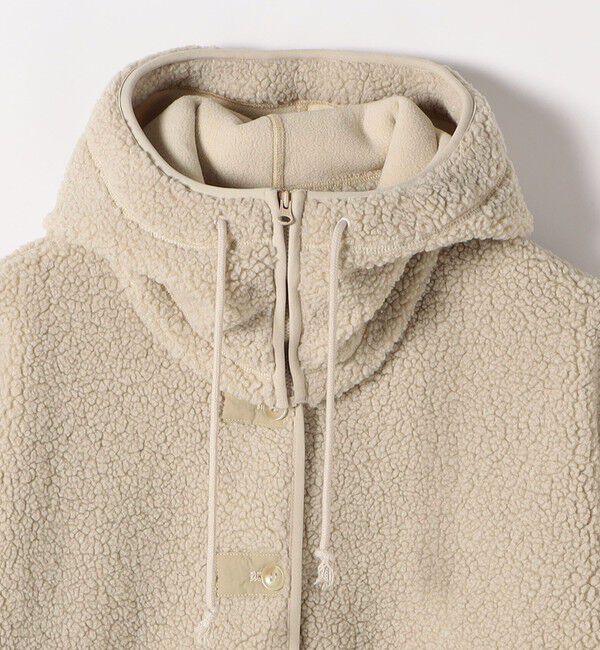 SHIPS any「SHIPS any:〈洗濯機可能〉ボア フリース 2WAY フーディー ブルゾン」|ブルゾン・スタジャン|