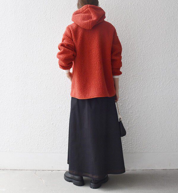 SHIPS any「SHIPS any:〈洗濯機可能〉ボア フリース 2WAY フーディー ブルゾン」|ブルゾン・スタジャン|