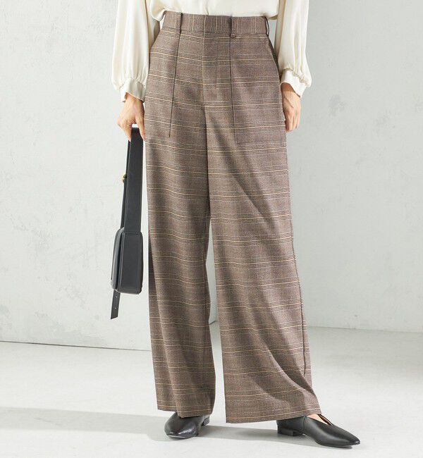 SHIPS for women「〈手洗い可能〉DELEGANT  ストレート パンツ（セットアップ対応）」|その他|