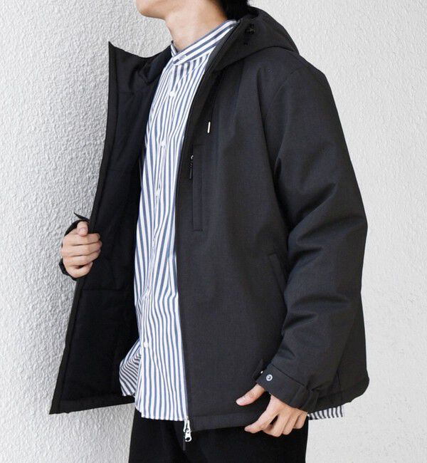 SHIPS any「【WEB限定】SHIPS any:〈手洗い可能/撥水〉ウールライク ユーティリティー 中綿 マウンテンパーカー◇」|その他|ダークグレー