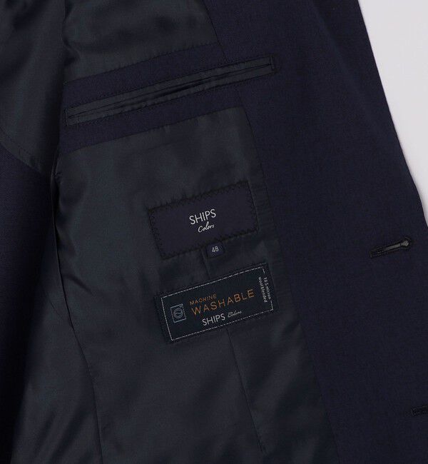 SHIPS Colors 「SHIPS Colors:〈洗濯機可能〉T/W スーツ ジャケット(セットアップ対応可能)」|テーラードジャケット|