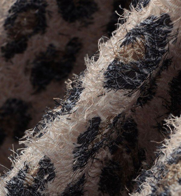 SHIPS any「SHIPS any:〈手洗い可能〉レオパード ジャカード ワイド イージー パンツ」|その他|