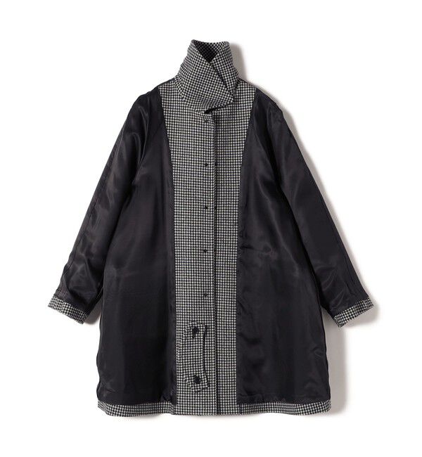 SHIPS for women「千鳥 / ソリッド ウール メルトン ステンカラー コート」|ステンカラーコート|