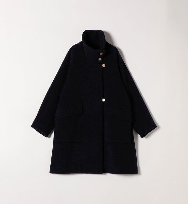 SHIPS any「SHIPS any: カシミヤ ミックス スタンドカラー ミドル コート」|その他|