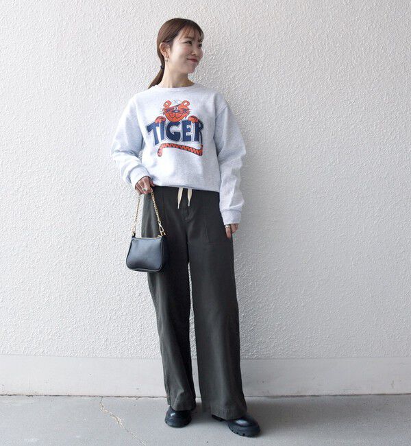 SHIPS any「The BOOK STORE:〈洗濯機可能〉タイガー プリント 裏起毛 スウェット」|スウェット・ジャージ|
