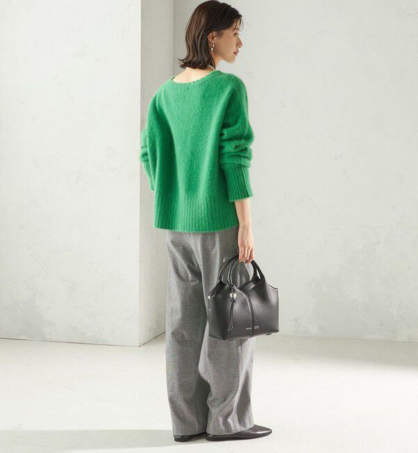 SHIPS for women「〈手洗い可能〉フォックス クルーネック ニット プルオーバー」|ニット・セーター|