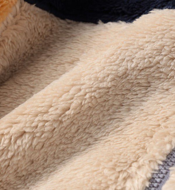 SHIPS Colors 「SHIPS Colors:90～140cm /〈洗濯機可能〉ボアジップ ジャケット◇」|ブルゾン・スタジャン|