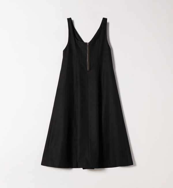 SHIPS any「SHIPS any: ヘリンボーン パイピング フレア ジャンパースカート」|ワンピース|