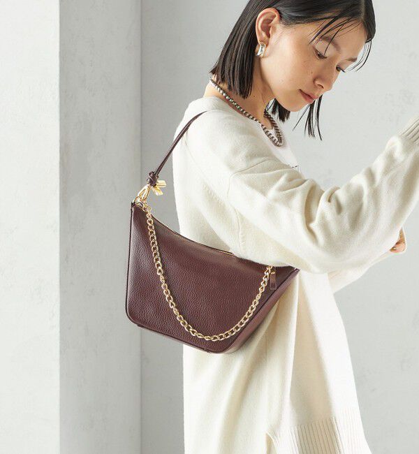 SHIPS for women「AULENTTI: 3WAY チェーン バッグ」|ショルダー・メッセンジャー|ワイン