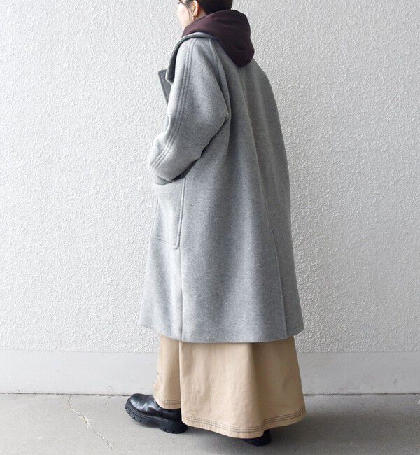 SHIPS any「SHIPS any: PURE WOOL スタンド ＆ ビッグカラー コート」|その他|