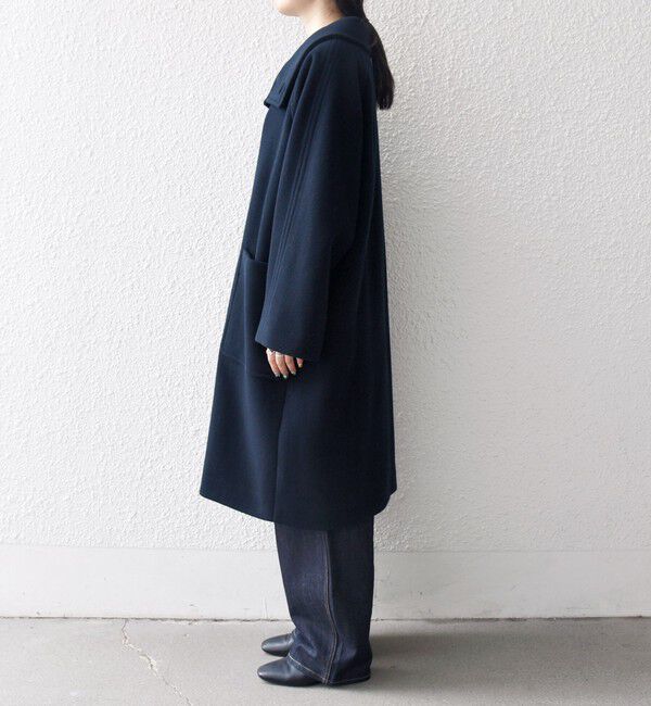 SHIPS any「SHIPS any: PURE WOOL スタンド ＆ ビッグカラー コート」|その他|