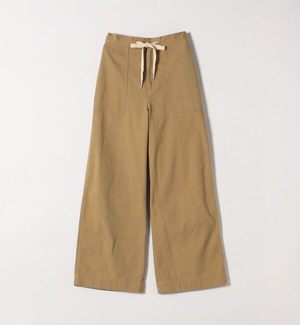 SHIPS any「SHIPS any:〈洗濯機可能〉ドロスト イージー ワイド ストレート ベイカー パンツ」|その他|