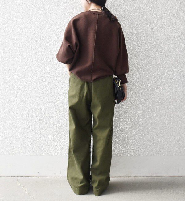 SHIPS any「SHIPS any:〈洗濯機可能〉ドロスト イージー ワイド ストレート ベイカー パンツ」|その他|