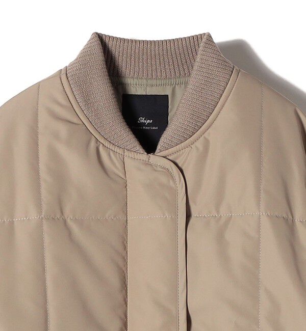 SHIPS for women「SHIPS Primary Navy Label:中綿 キルト コート」|その他|