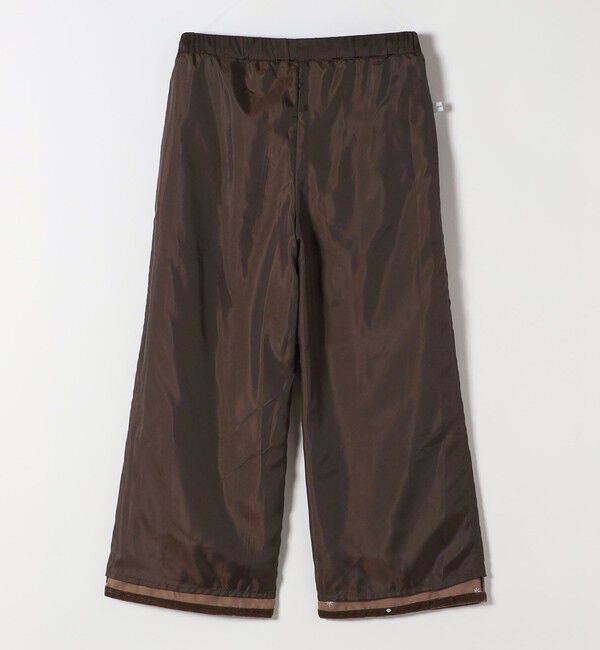 SHIPS any「SHIPS any:〈手洗い可能〉ポリエステル ベロア 刺繍 ストレート ワイド パンツ」|その他|