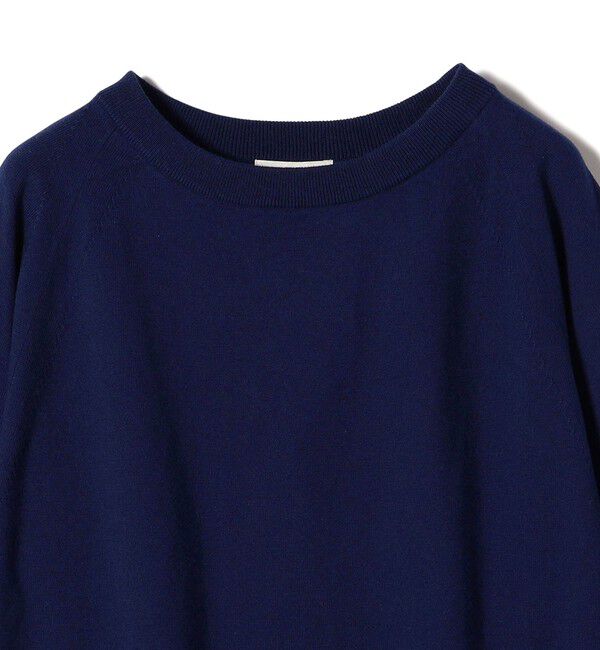 SHIPS for women「〈手洗い可能〉コットン カシミヤ混 スカラップヘム ボートネック プルオーバー」|ニット・セーター|