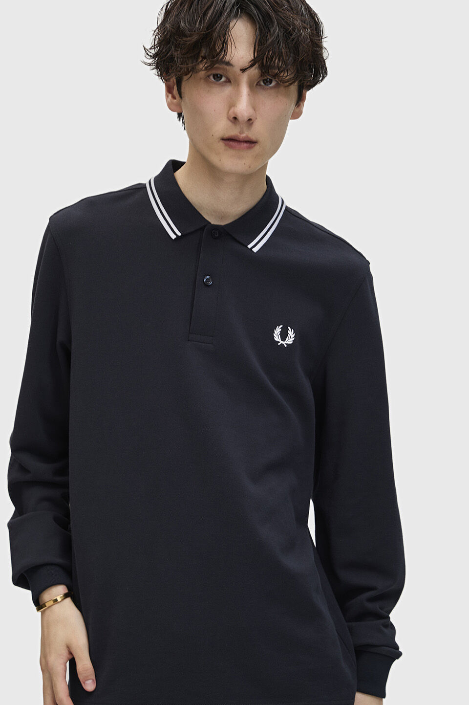 FRED PERRY 「The Fred Perry Shirt」|ポロシャツ|NAVY / WHITE
