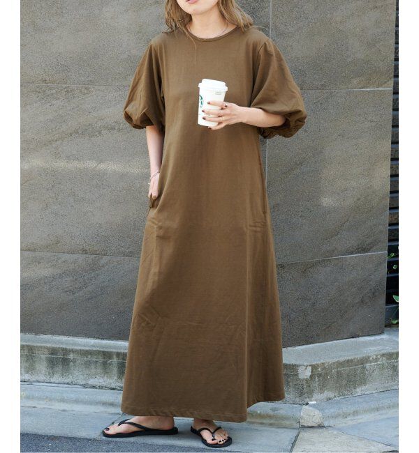 OUTDOOR PRODUCTS Usual Things「バルーンスリーブサマードレス」|ワンピース|