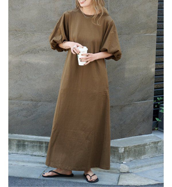 OUTDOOR PRODUCTS Usual Things「バルーンスリーブサマードレス」|ワンピース|