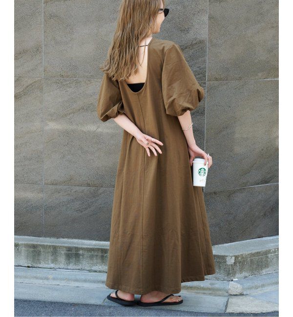 OUTDOOR PRODUCTS Usual Things「バルーンスリーブサマードレス」|ワンピース|