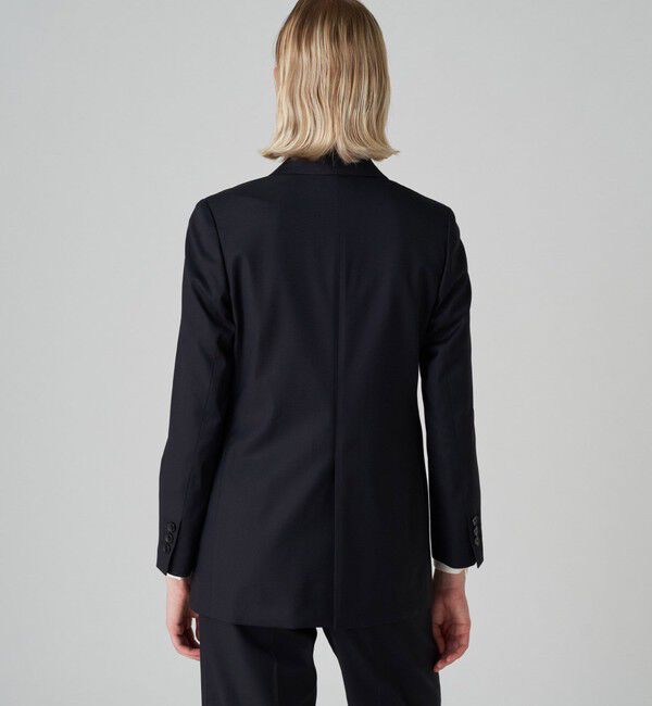 TOMORROWLAND collection「シャイニーピンヘッド ダブルブレストジャケット」|テーラードジャケット|