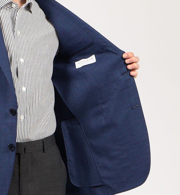 TOMORROWLAND MENS「ウールシルクポリウレタン シングルブレステッド2Bジャケット Light Move」|テーラードジャケット|