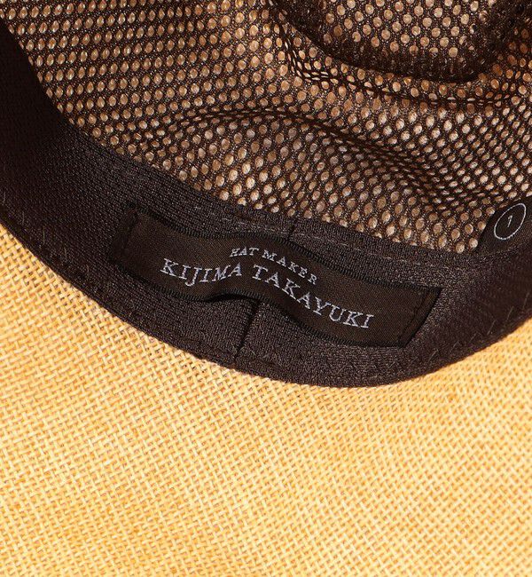 TOMORROWLAND GOODS「KIJIMA TAKAYUKI PAPER CLOTH トリミングハット」|ストローハット|