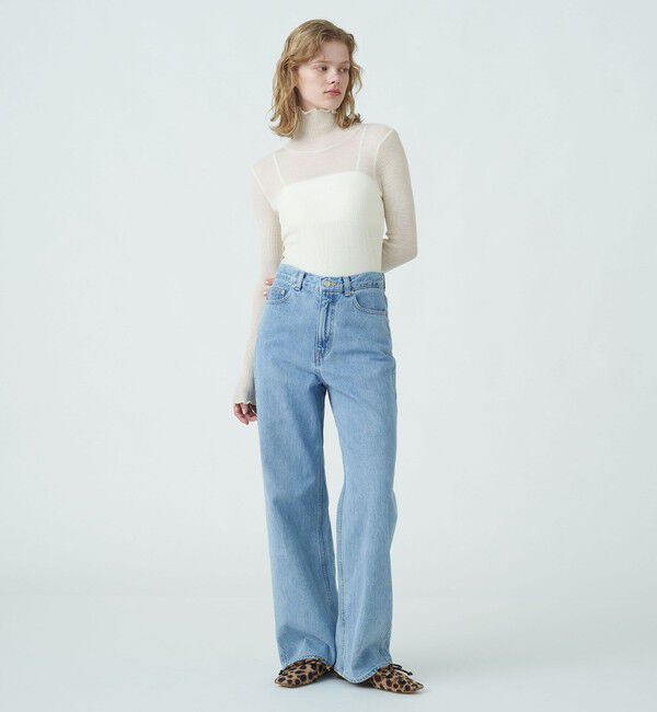 MACPHEE「テクノリブ タートルネックプルオーバー」|Tシャツ・カットソー|