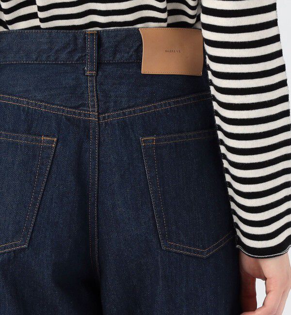 GALERIE VIE「セルヴィッチデニム ストレートパンツ」|デニム|