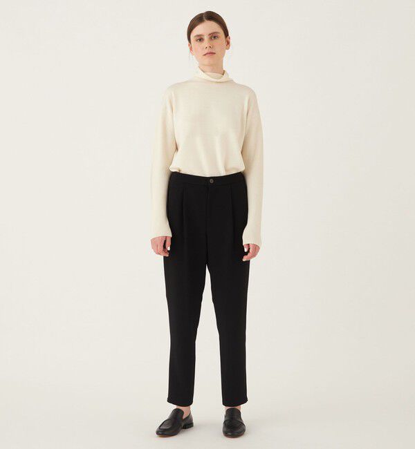 GALERIE VIE「トリアセテートポリエステルダブルクロス テーパードパンツ」|その他|