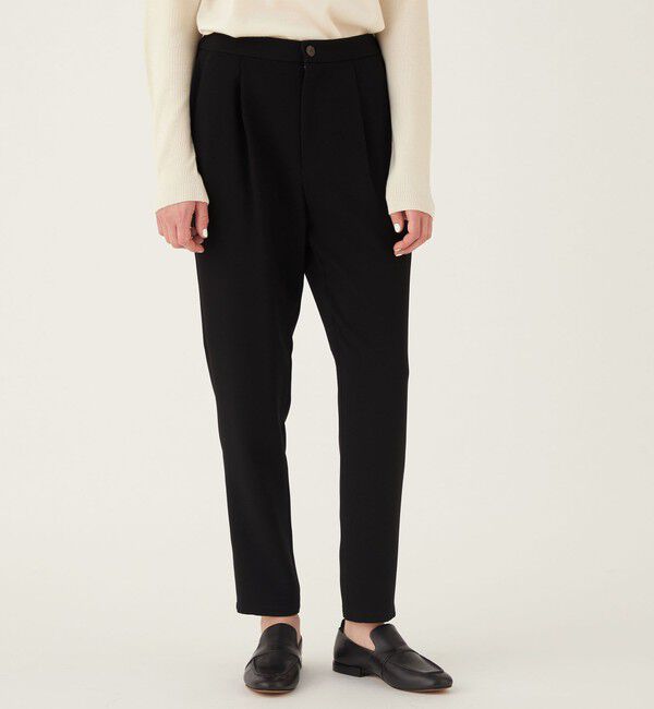 GALERIE VIE「トリアセテートポリエステルダブルクロス テーパードパンツ」|その他|