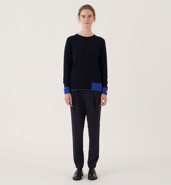 GALERIE VIE「トリアセテートポリエステルダブルクロス テーパードパンツ」|その他|