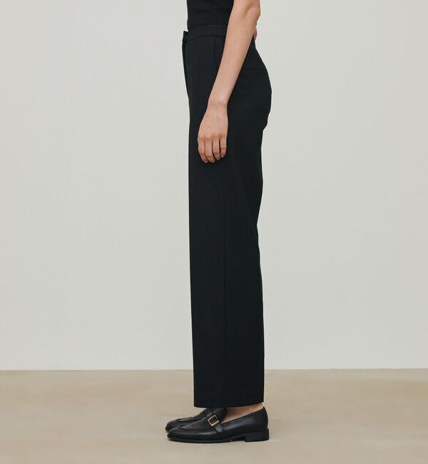 DES PRES「フランネルウールストレッチ セミワイドパンツ」|スラックス|