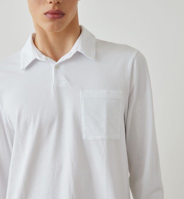 JAMES PERSE「コットンベーシック ロングスリーブポロシャツ MSX3304」|ポロシャツ|