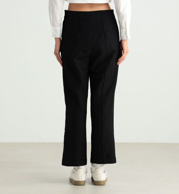 BACCA「ウールリネンギャバジン テーパードパンツ」|その他|