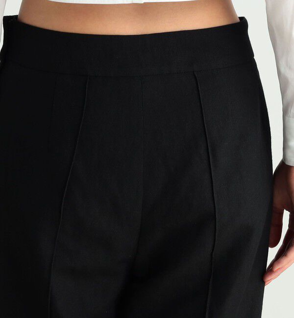 BACCA「ウールリネンギャバジン テーパードパンツ」|その他|