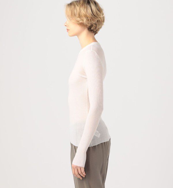 JAMES PERSE「コットンカシミヤブレンドリブ ロングスリーブプルオーバー WVA3939」|Tシャツ・カットソー|