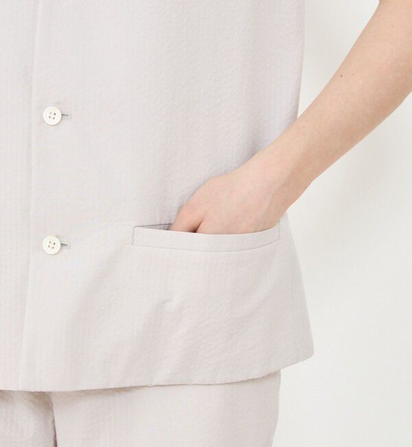 GALERIE VIE「コットンサッカー ジレ」|ベスト・ジレ|