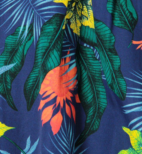 TOMORROWLAND MENS「レーヨンコットン フラワープリント プルオーバーシャツ」|シャツ・ブラウス|