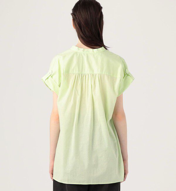 MACPHEE「コーマローン バンドカラーシャツ」|シャツ・ブラウス|