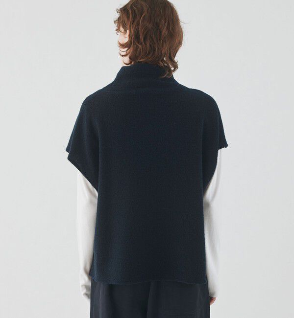 GALERIE VIE「ファインブークレー ミドルネックベスト」|ベスト・ジレ|