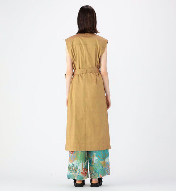 CABaN「コットンシルクストレッチ ロングジレ」|その他|