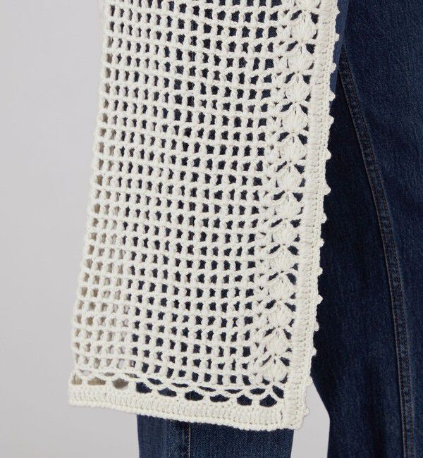 MACPHEE「ハンドクロシェ キャミソールジレ」|ベスト・ジレ|
