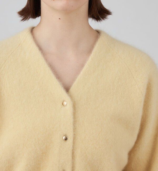 Ballsey「フラッフィーヤーン Vネックカーディガン」|カーディガン|